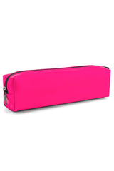 Faux Leather Pink Neon Pencil Case