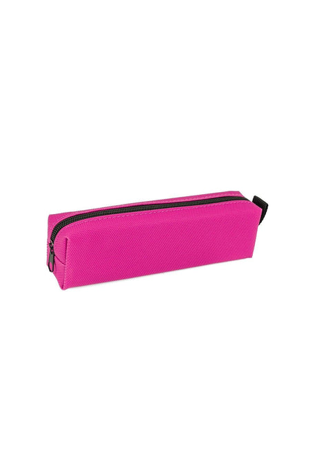 Faux Leather Pink Pencil Case