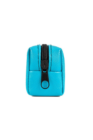 Faux Leather Turquoise Pencil Case