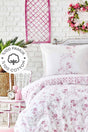 Fellini Pink 100% Cotton Double Duvet Cover & Pillow Set - Swordslife