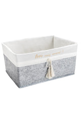 Felt Rectangular Maxi Organizer, Gray Organizer Basket - Swordslife