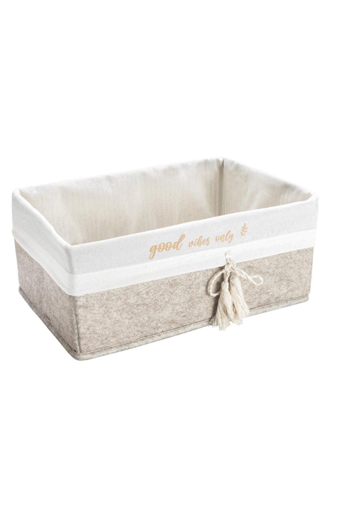 Felt Rectangle Mini Organizer, Brown Organizer Basket - Swordslife