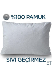 Zippered Cotton Pillow Protector | Liquid Proof Mattress | 4 Seasons | Anti Allergic - Swordslife