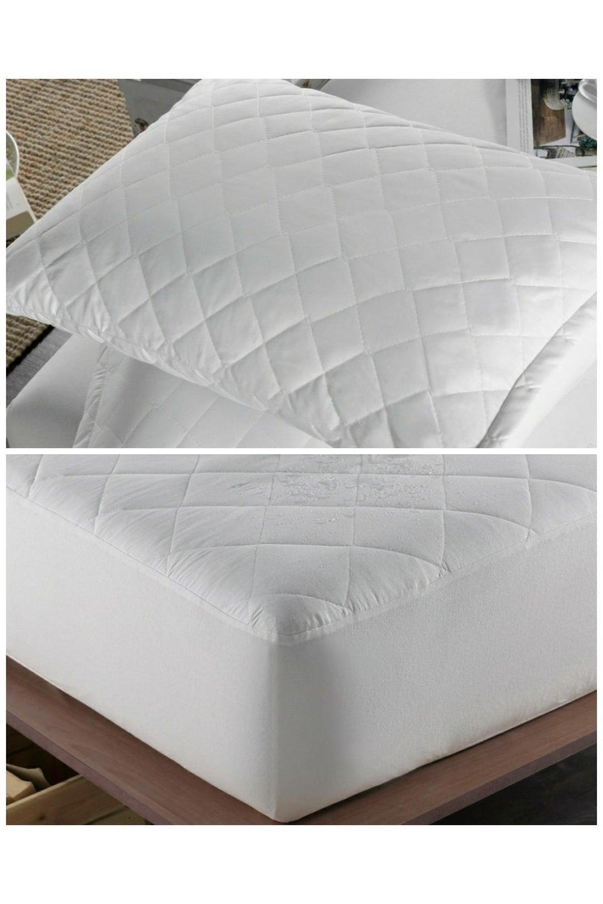 Fitted Quilted Mattress Protector + Pillow Cover - Swordslife