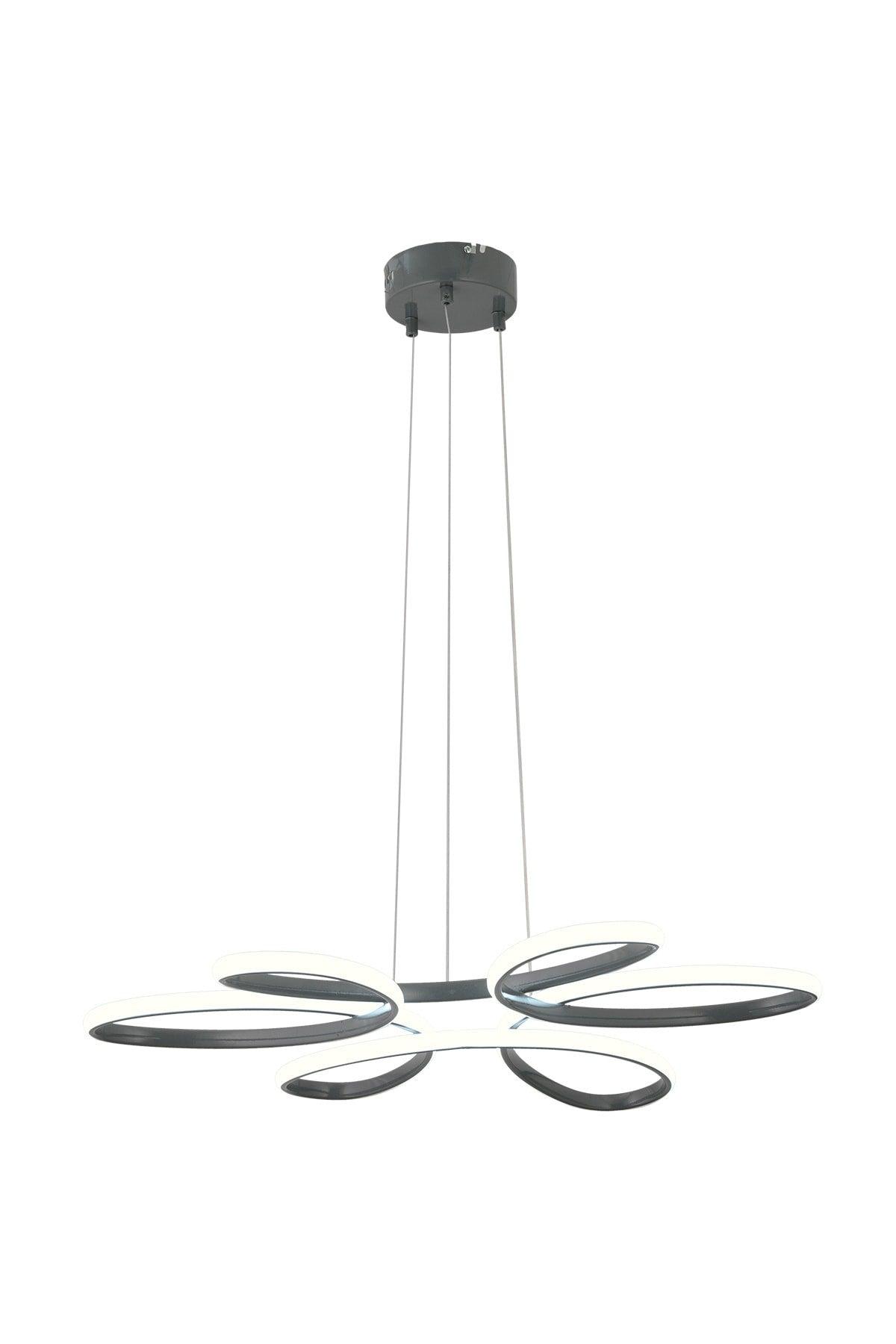 Flora Smoked Modern Pendant Lamp Led Chandelier - Swordslife