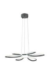 Flora Smoked Modern Pendant Lamp Led Chandelier - Swordslife