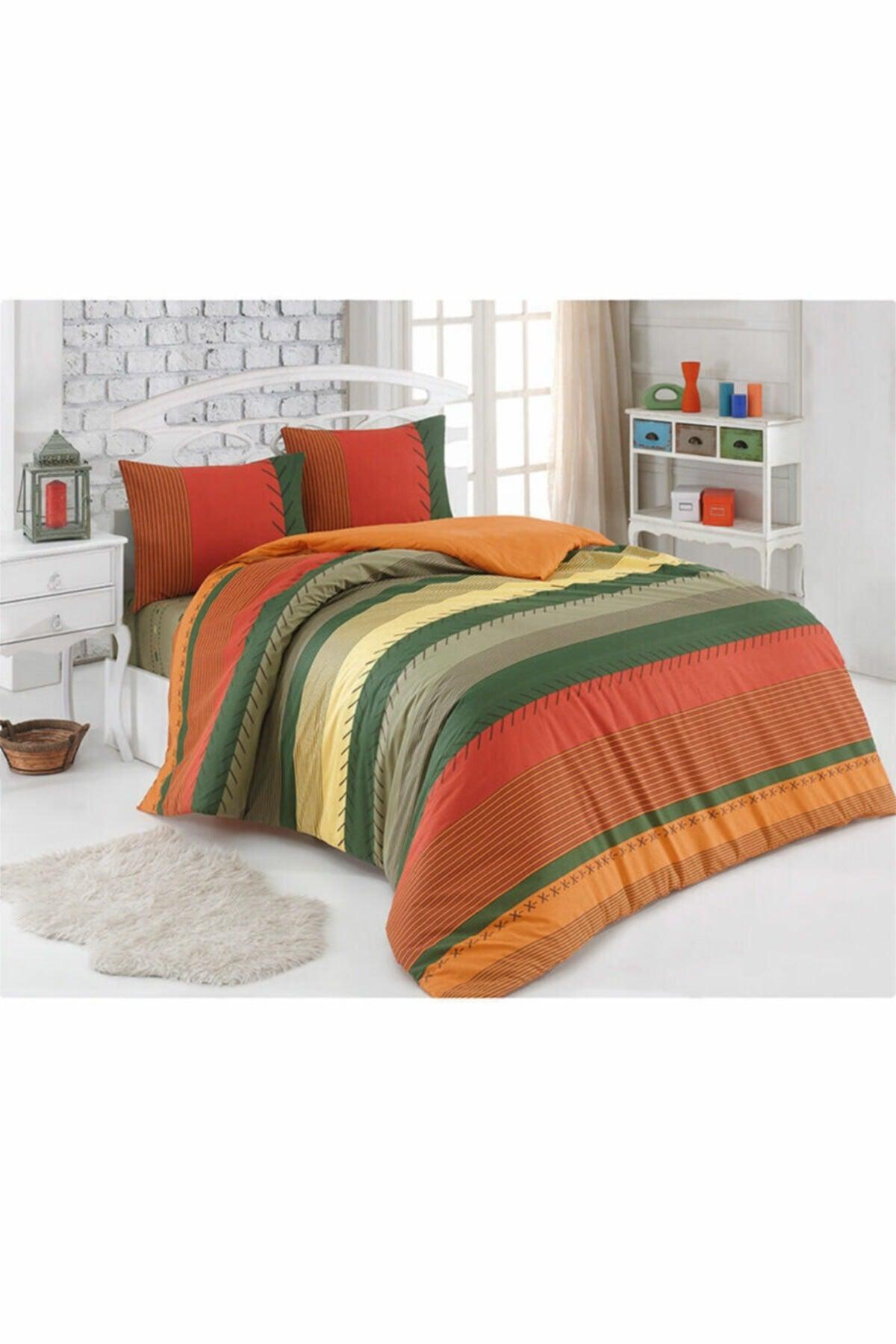 Floretta Concept Double Duvet Cover Set Green - Swordslife