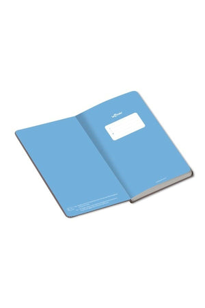 Floral Notebook Plain Purple 17x24 Cm