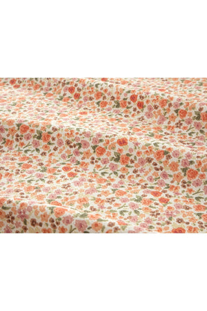 Floweret Printed Single Pique 150x220 cm Amber Pink - Swordslife