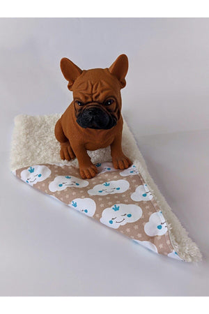 Fluffy Cat Box Mat/blanket Brown