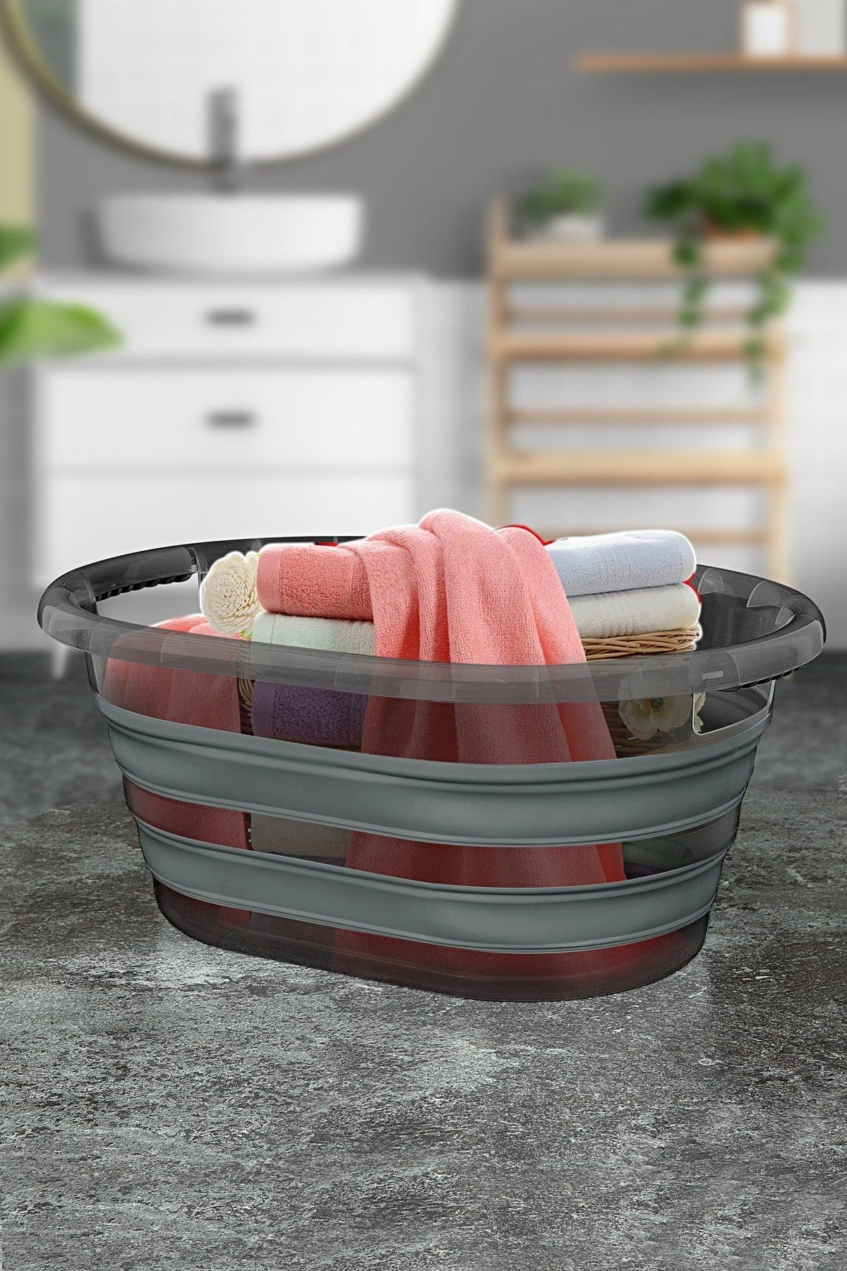Foldable Accordion Laundry Basket - Vip Platin Series Basket - Swordslife