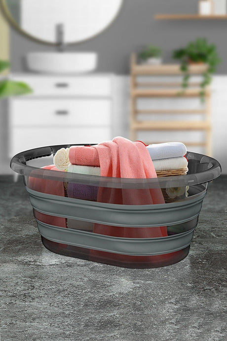 Foldable Accordion Laundry Basket - Vip Platin Series Basket - Swordslife
