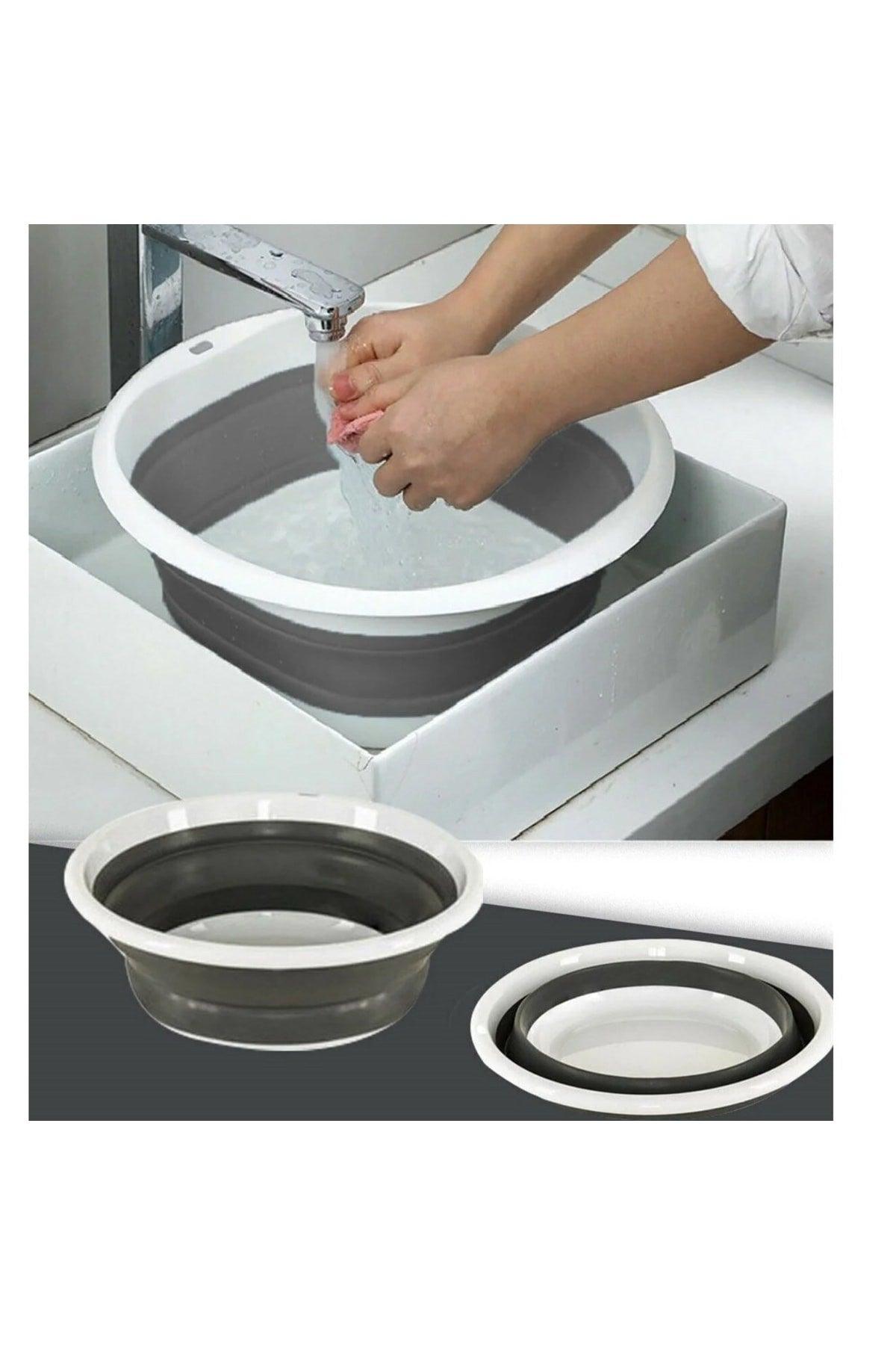 Folding Bath Basin Accordion Foldable Bath Basin 5 Lt - Swordslife
