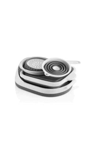 Folding Kitchen Set 4 Pieces Funnel Strainer