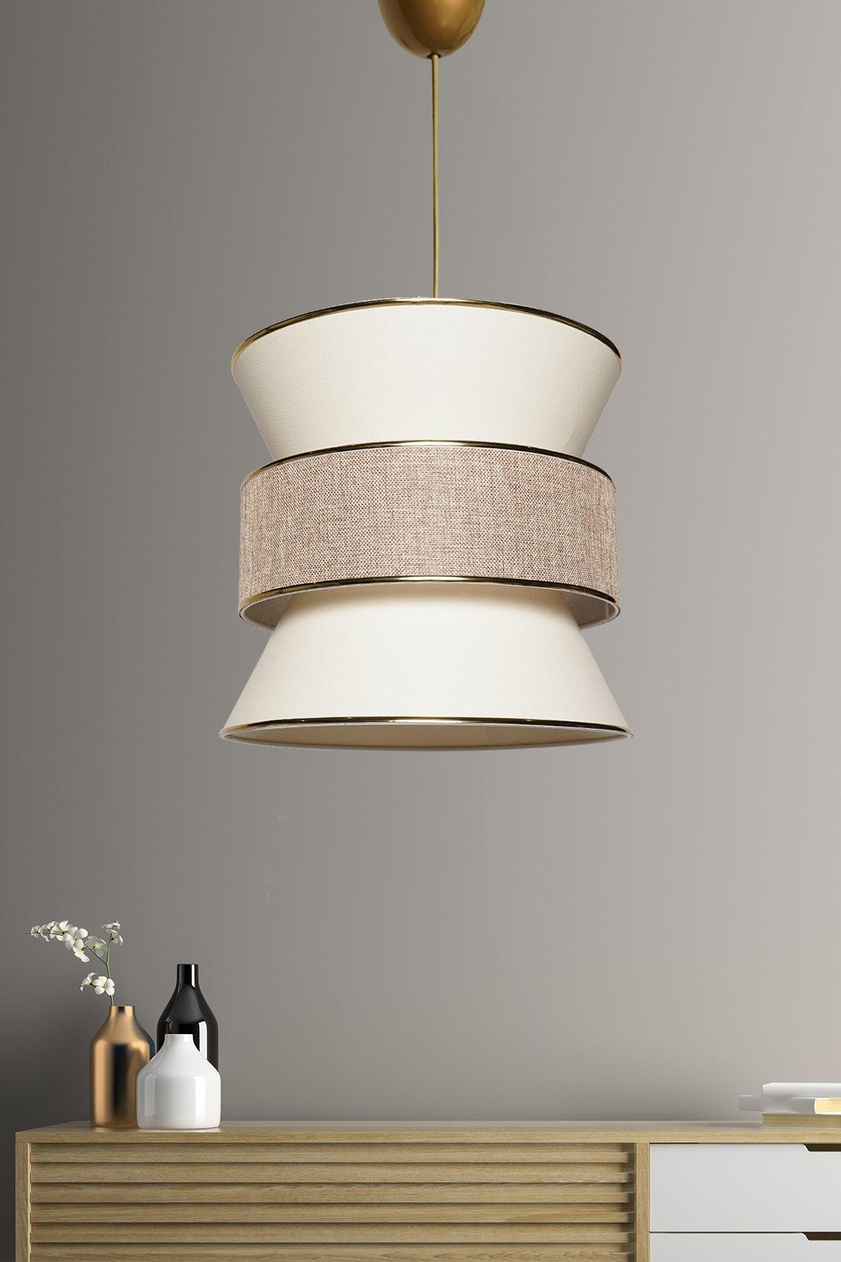 Forme Pendant Lamp Chandelier Mesh Cream Mdrn-45 - Swordslife