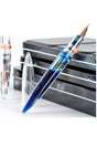 Fountain Pen Acrylic Transparent - F Tip (syringe