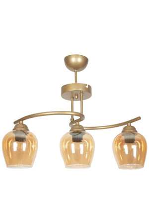 Fuji Modern Design Vintage Case Ball Glas Wohnzimmer - Küche - Schlafzimmer 3 Lü Kronleuchter - Swordslife