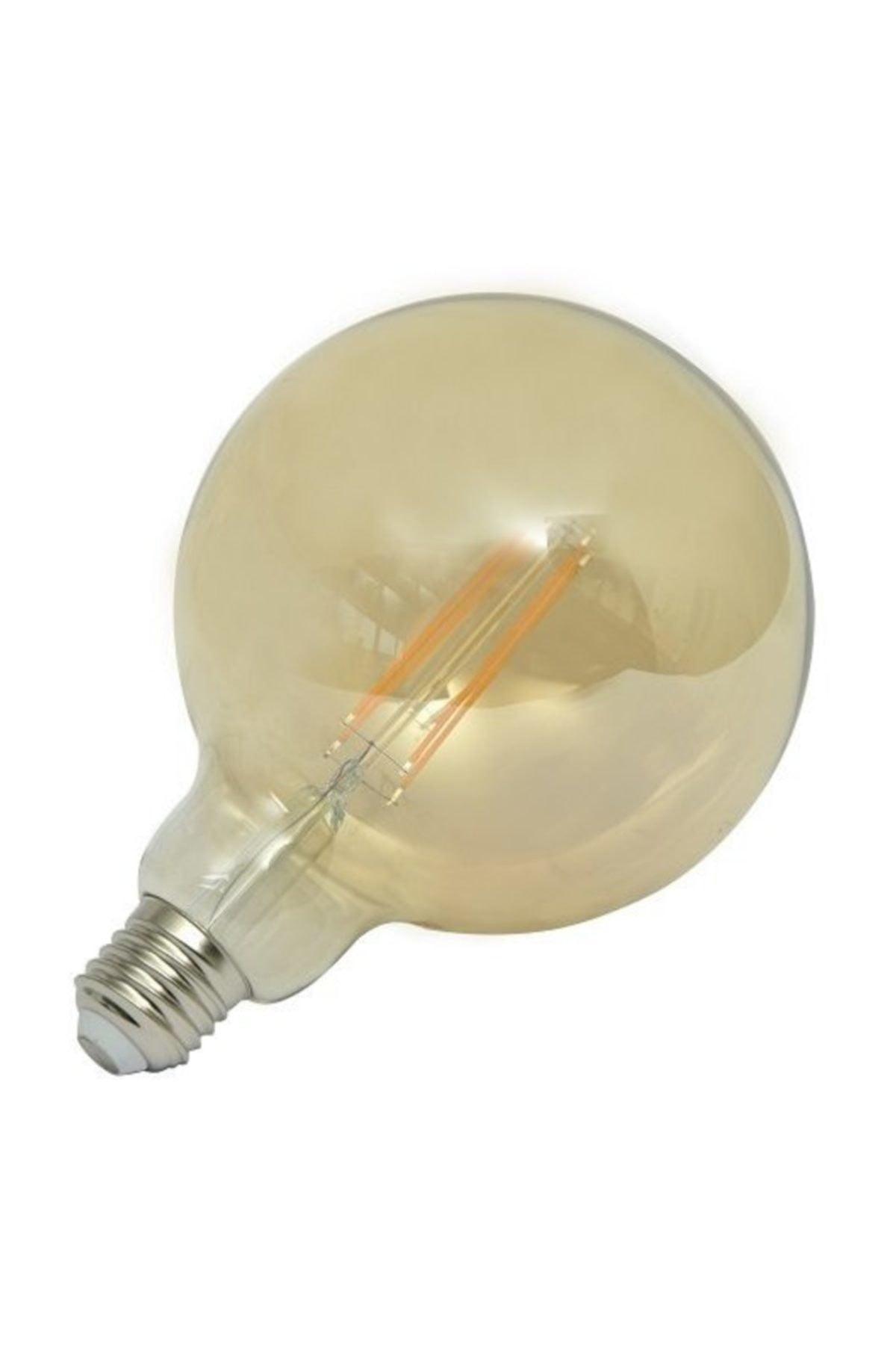 G125 Led 5w E27 Long Filament 2700k Amber -6