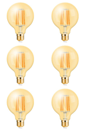 G95 Glop Led Bulb E27 6 Watt 6 Pieces 2200