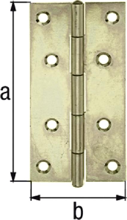 GAH ALBERTS Hinges H.51mm /W.30mm / S.0.75mm - Swordslife