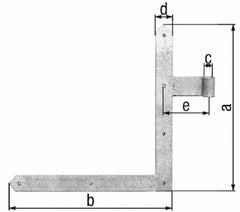 GAH ALBERTS door angle tape 400x800x40x105mm - Swordslife