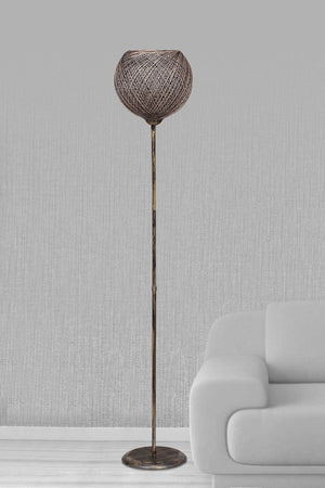 Gain Floor Lamp Jute Black Lmbd-62 - Swordslife