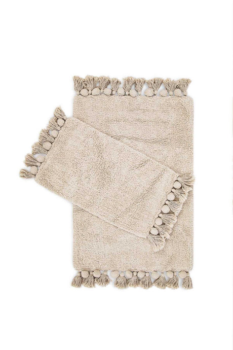 Gala Bath Mat 2 Packs Beige 35x55+55x85 - Swordslife