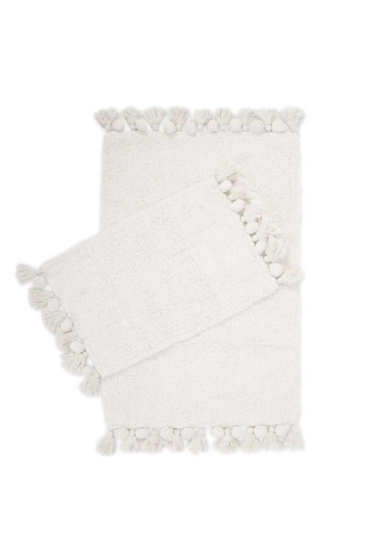 Gala Bath Mat 2 Pieces Ecru 35x55+55x85 - Swordslife