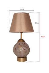 Galet Lampshade Brown Gold - Swordslife