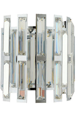 Galliano Chrome Plated Crystal Stone Wall Lamp for Bedroom-Bedhead-Living Room Sconce - Swordslife