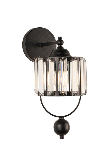 Gallon Sconce Lux Crystal Black - Swordslife