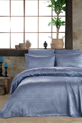 Garden Blue Double Bedspread - Swordslife