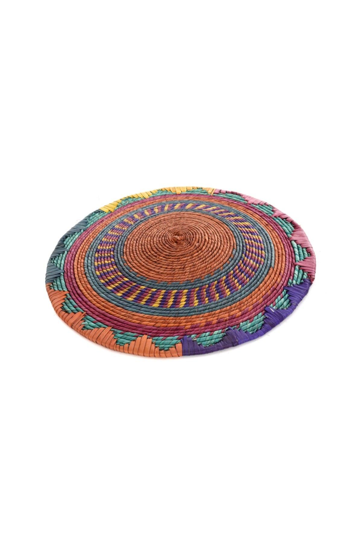 Gazania Wicker Wall Plate 30 cm - Swordslife