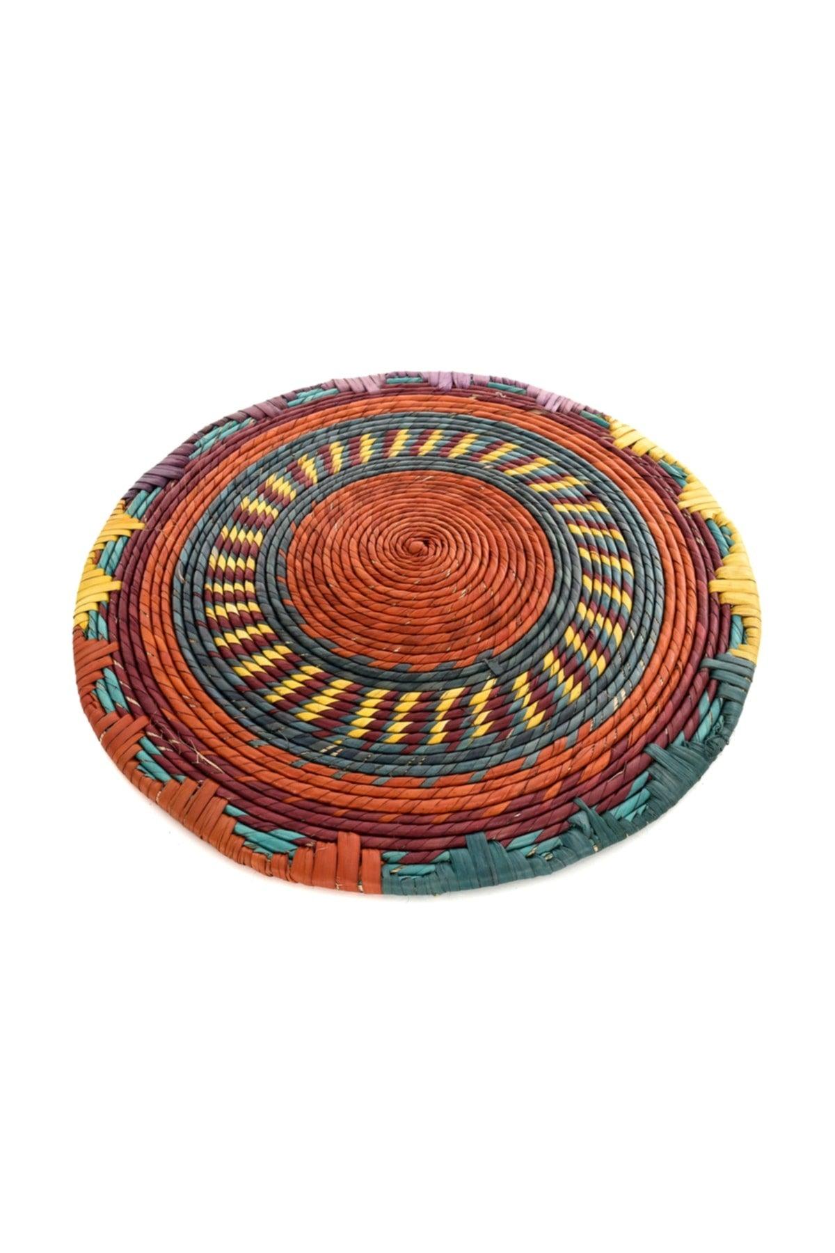 Gazania Wicker Wall Plate 30 cm - Swordslife