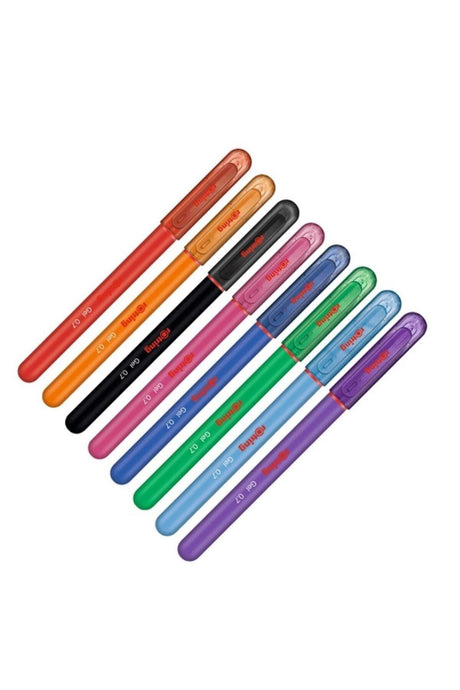 Gel Roller Pen Set 0.7 Mm 8 Colors Mixed