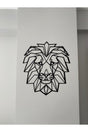 Geometric Lion Metal Painting - Swordslife