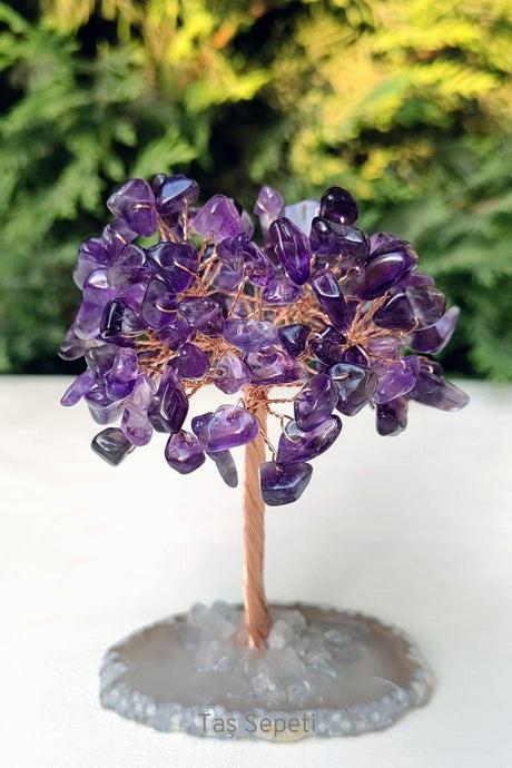 Real Amethyst Natural Stone Tree - Swordslife