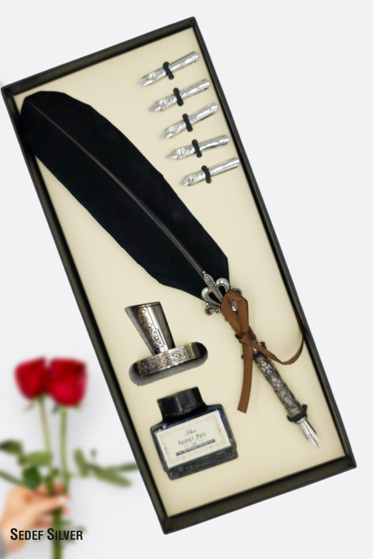 Gift Crowned Original Feather Pen