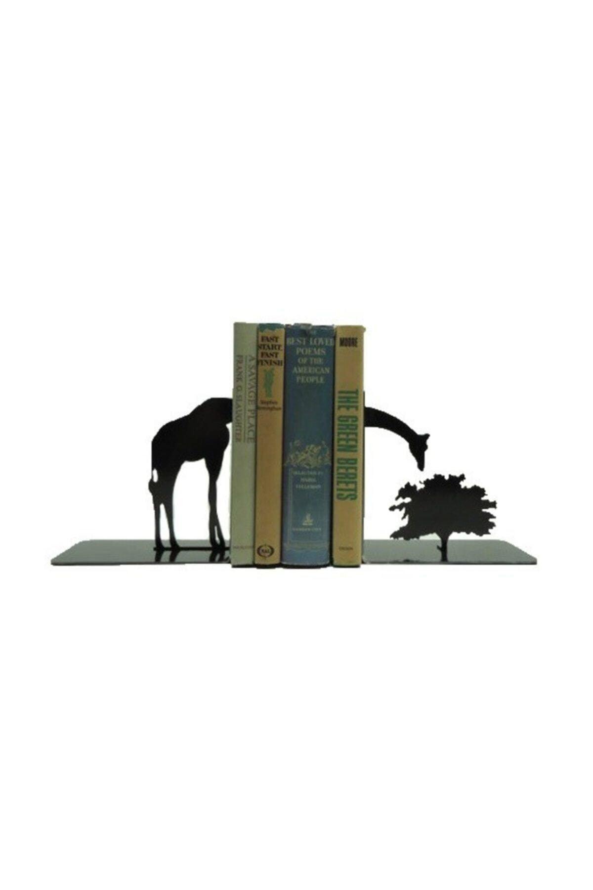 Decorative Metal Book Holder with Giraffe Figure, Book Support - Swordslife