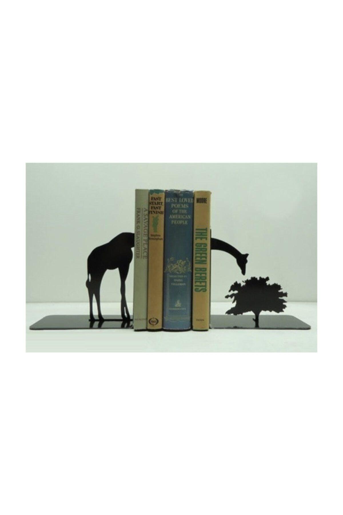 Decorative Metal Book Holder with Giraffe Figure, Book Support - Swordslife