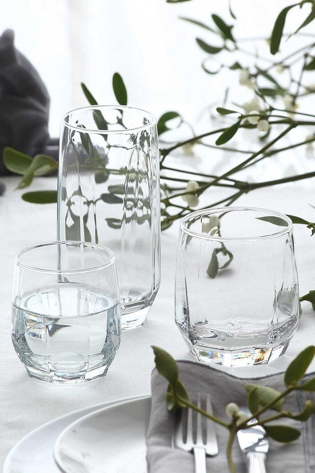 Glass Set Water Set Water Glass Soft Drink 18pc Fma05058 - Swordslife