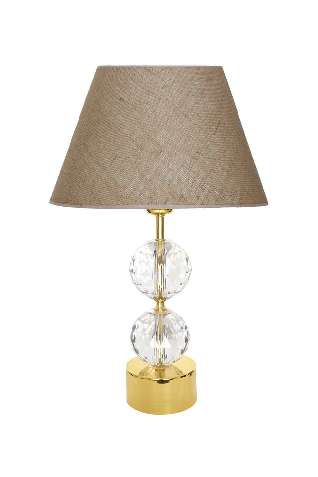 Gld-krs01 Gold Footed Crystal Lampshade Sack - Swordslife