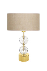 Gld-krs01 Gold Footed Crystal Lampshade - Bag - Swordslife