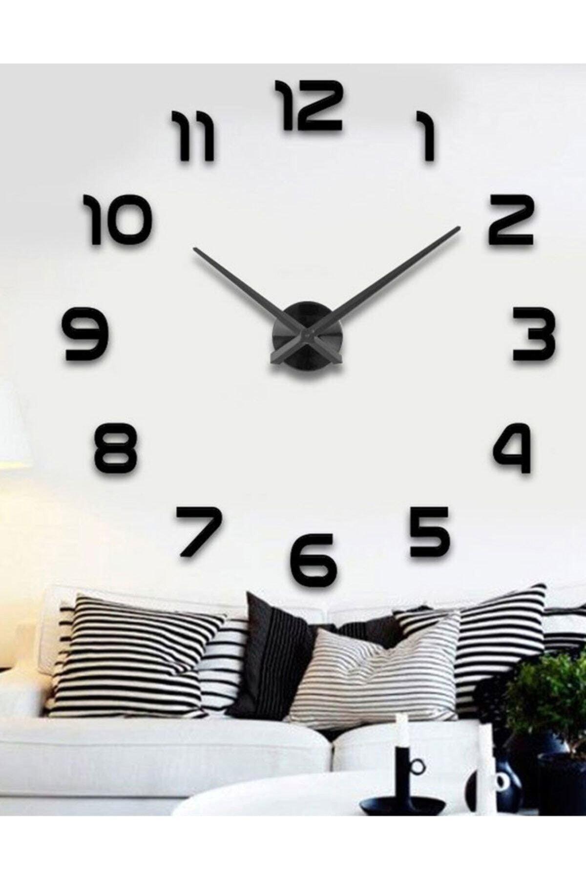 Gogo 3d Wooden Wall Clock Black - Swordslife