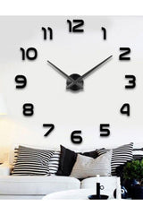 Gogo 3d Wooden Wall Clock Black - Swordslife