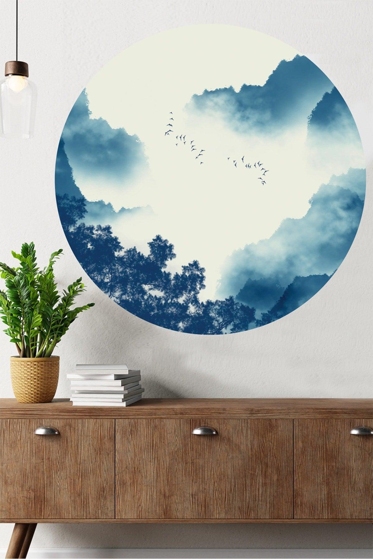 Sky Themed Wall Sticker 100x100 - Swordslife