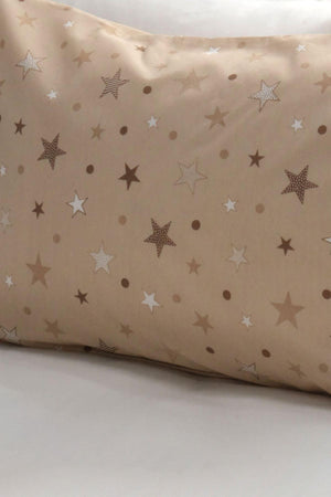 Gold Single Duvet Cover Set - Mink
