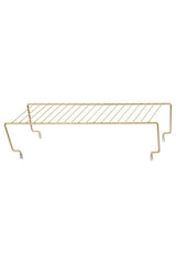 Gold Single Tier Practical Shelf Organizer 20x45 cm - Swordslife