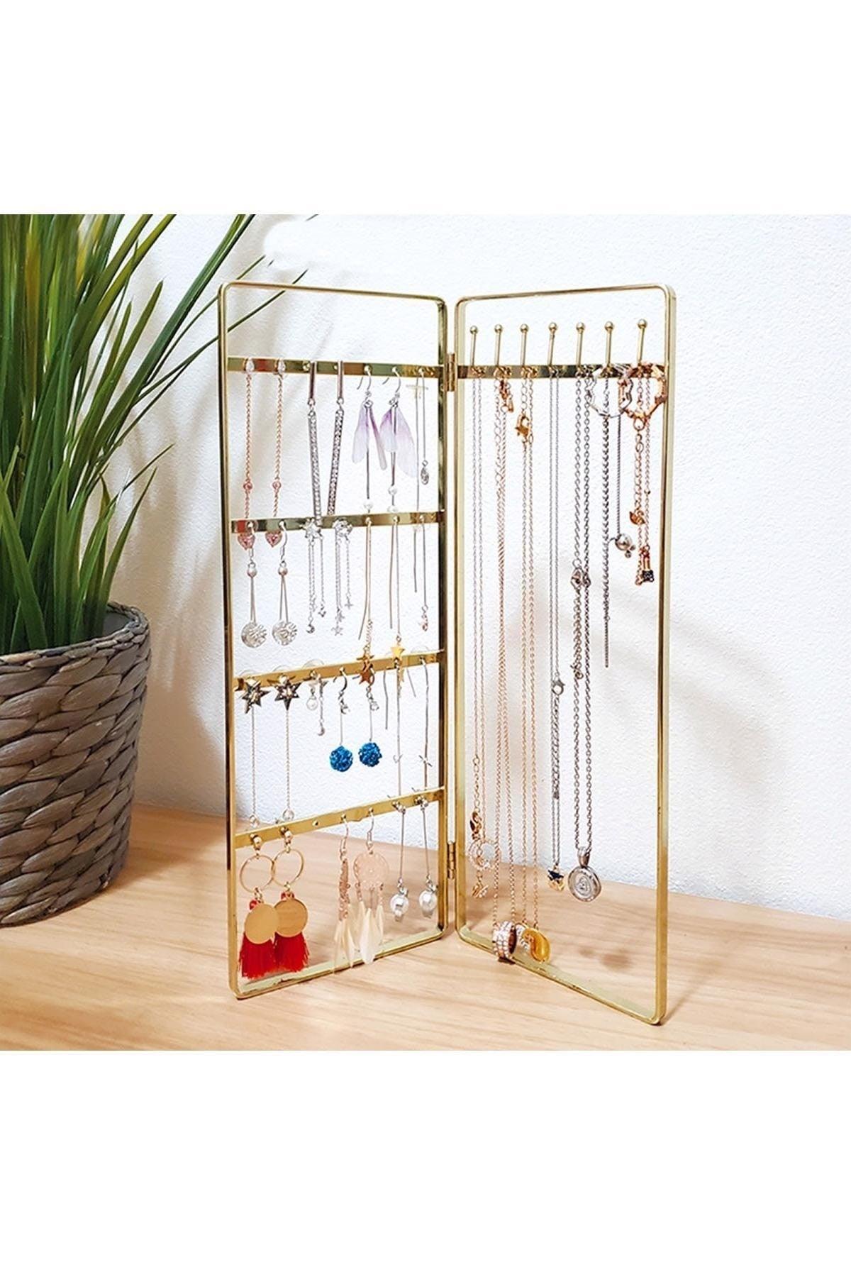 Gold Jewelry Organizer