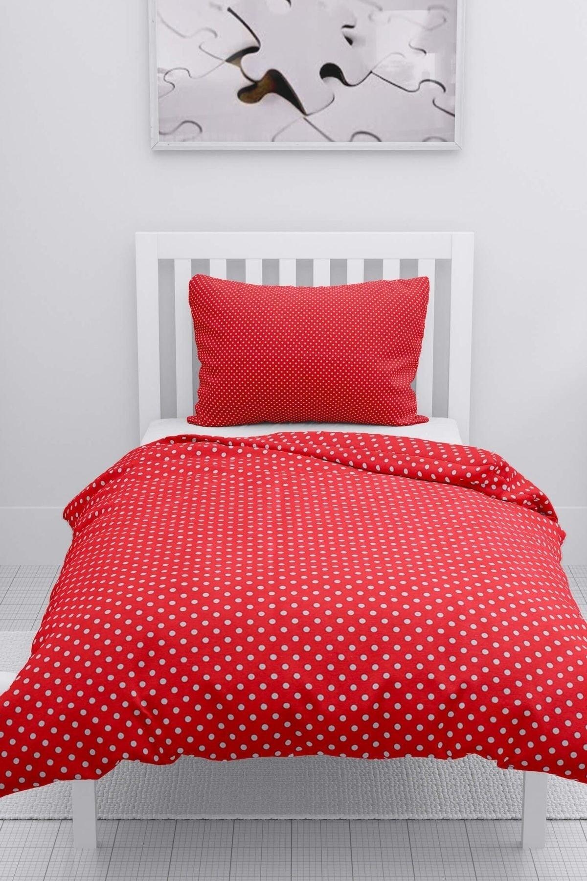 Gold Single Duvet Cover Set - Red - Swordslife